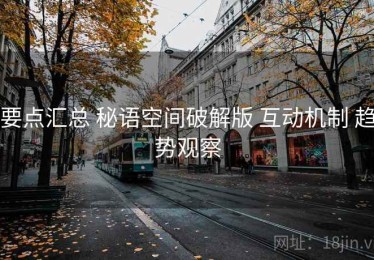 要点汇总 秘语空间破解版 互动机制 趋势观察