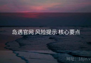 岛遇官网 风险提示 核心要点