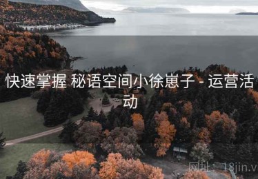 快速掌握 秘语空间小徐崽子 - 运营活动