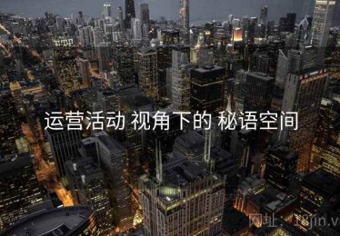 运营活动 视角下的 秘语空间