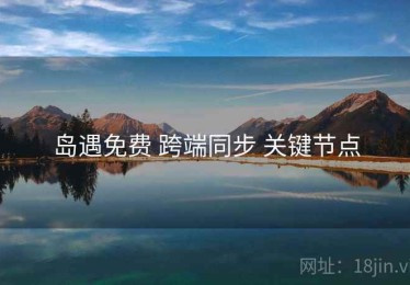 岛遇免费 跨端同步 关键节点