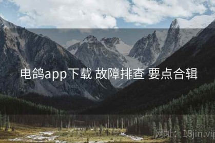 电鸽app下载 故障排查 要点合辑
