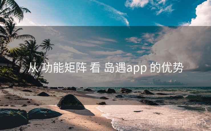 从 功能矩阵 看 岛遇app 的优势 从 功能矩阵 看 岛遇app 的优势